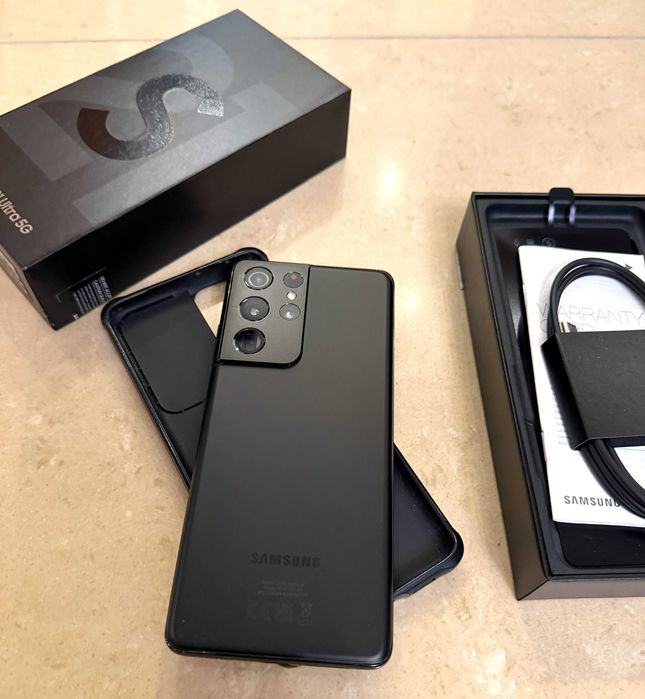 Samsung Galaxy S21 Ultra jak nowy +  Samsung Galaxy Watch- Okazja!