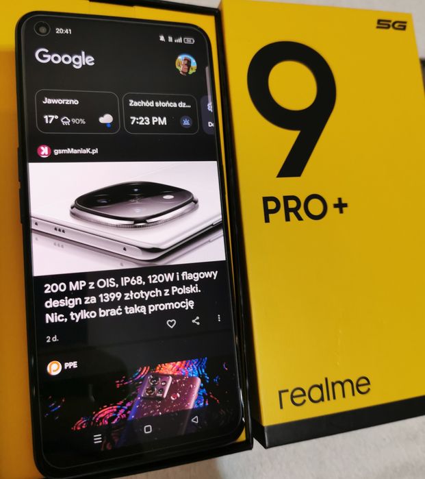 Mocny i szybki. Realme 9 Pro+ - Stan bardzo dobry komplet