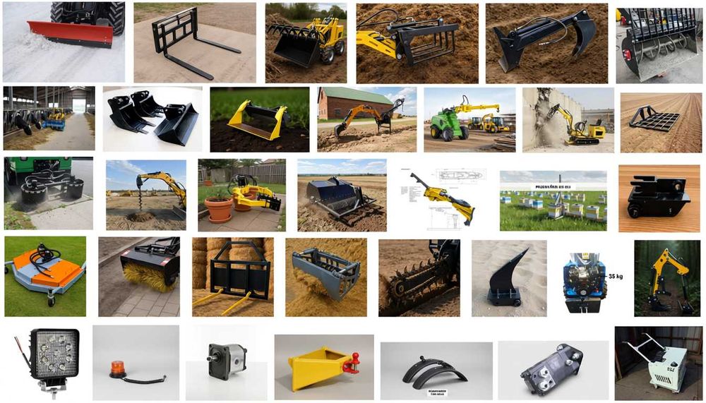 PolskaNowa Mini Ładowarka Kołowa Przegubowa Łamana MS-L116KN GWARANCJA