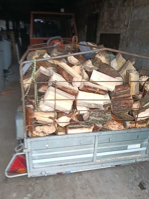 Drewno opalowe połupane