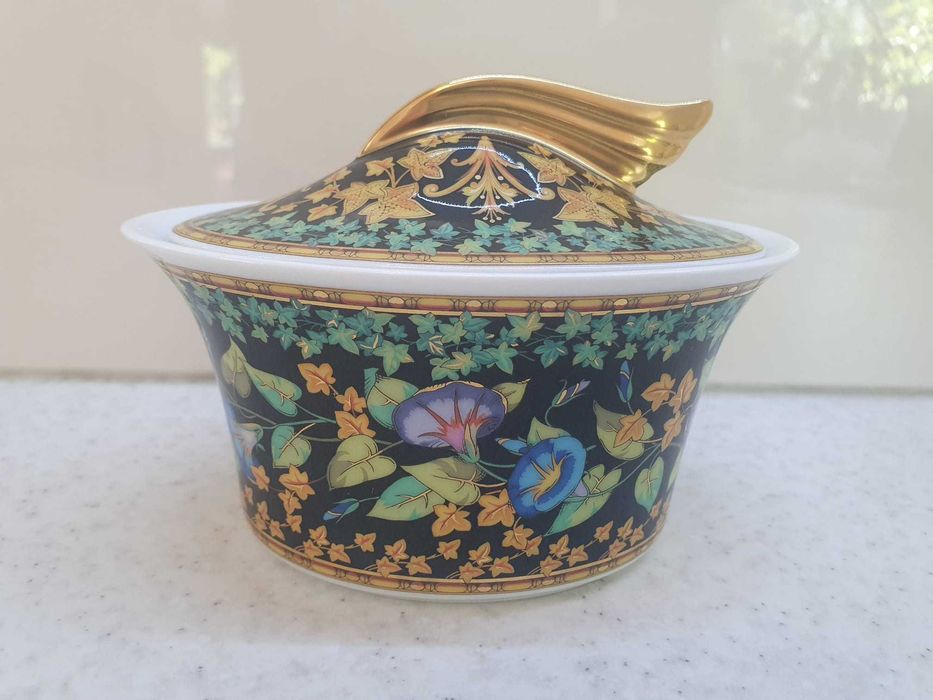 Cukiernica Rosenthal Versace Gold Ivy