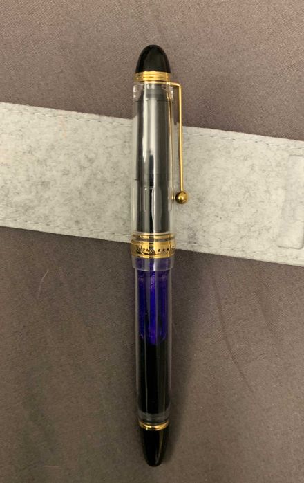 Чорнильна ручка Pilot Custom 823, прозора, золоте перо F