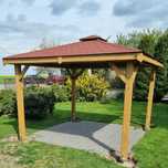 Altana MALTA 3X3, wiata, pergola, zadaszenie, słupy 12x12