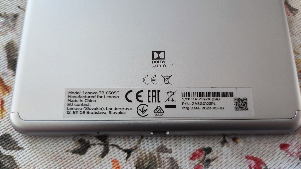 Lenovo Tab M8 HD 2+32GB Platinum Gray