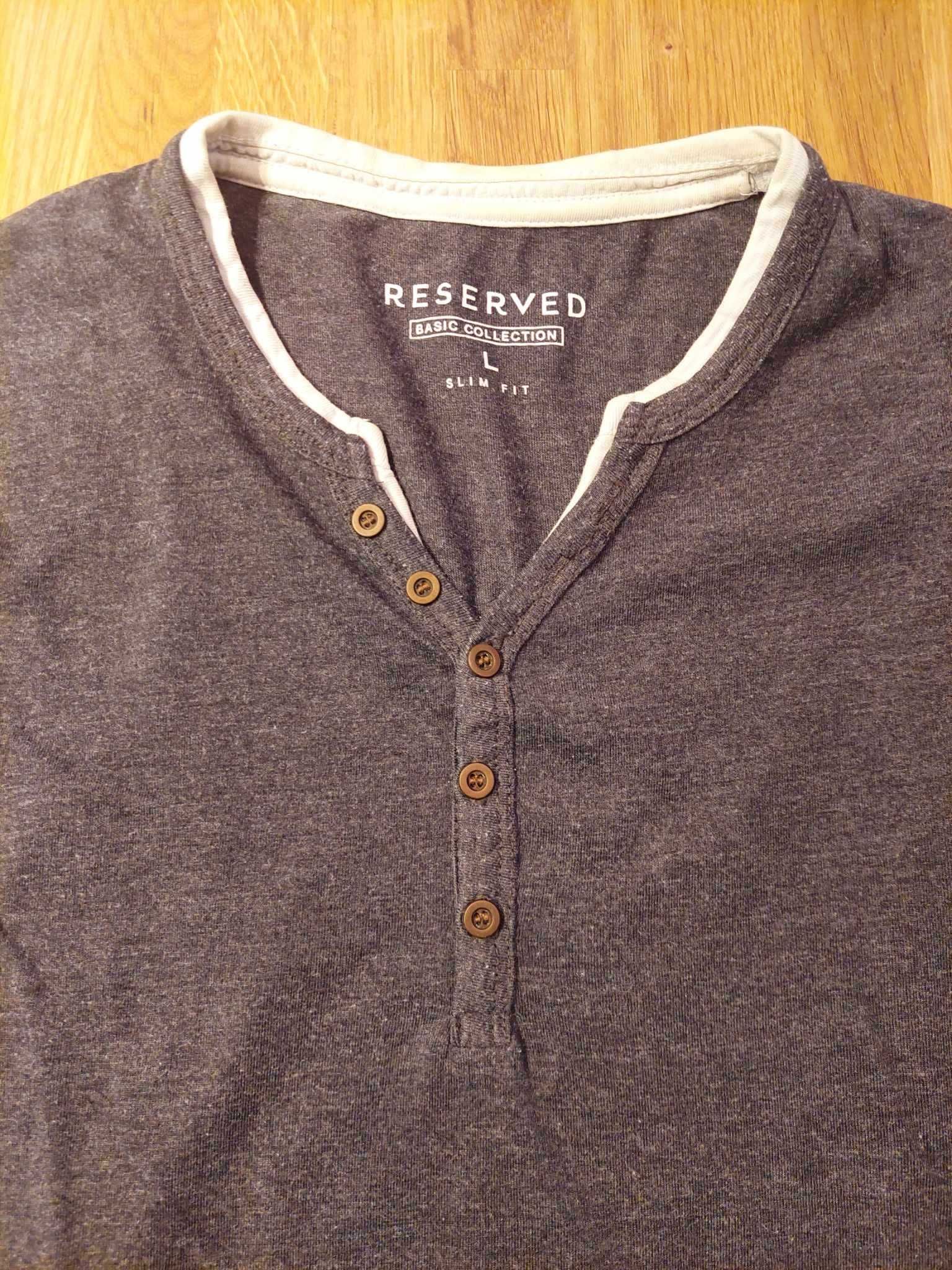 Sweter narzutka męski szary Reserved rozm. L