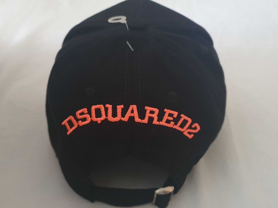 NOWA czapka z daszkiem Dsquared 2 snapback d2 icon czarna neon