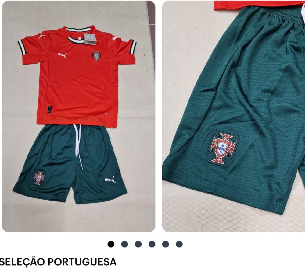 Kit crianca selecao Nacional Portuguesa Puma