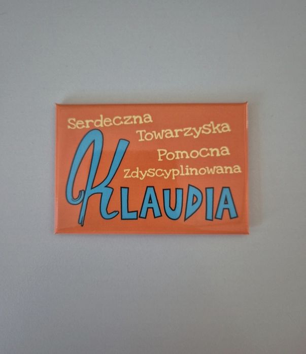 Magnes z imieniem Klaudia