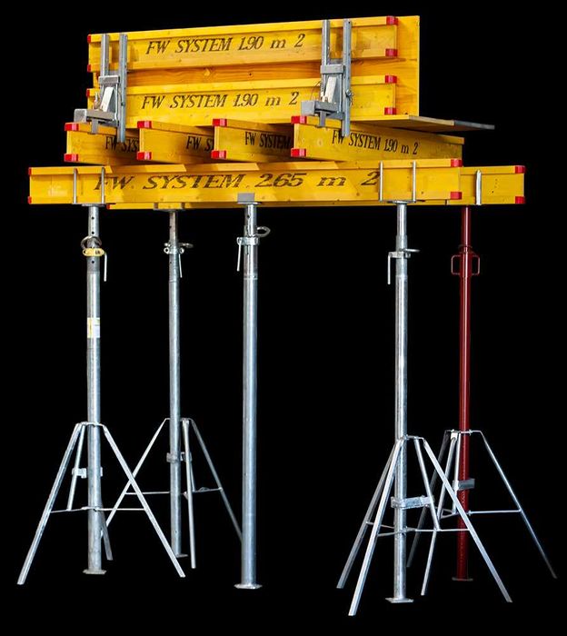 Doki Legary Dźwigary Dźwigar Szalunki stropowe Stemple Podpory Sklejka