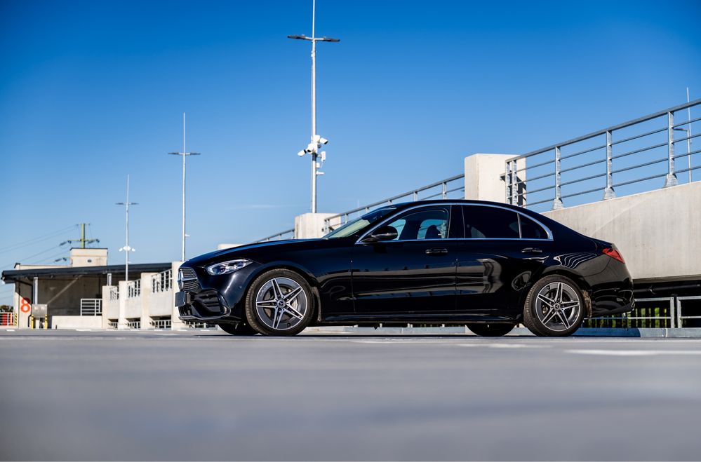 Wynajem samochod Mercedes C200D AMG wypozyczalnia aut
