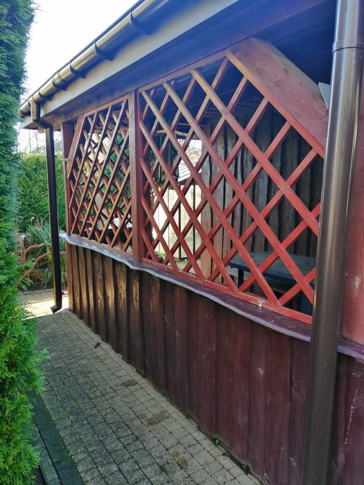 Działka ROD ,,POZIOMKA" domek ocieplony z poddaszem i tarasem