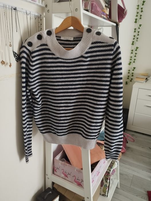 Sandro sweter, golf, półgolf