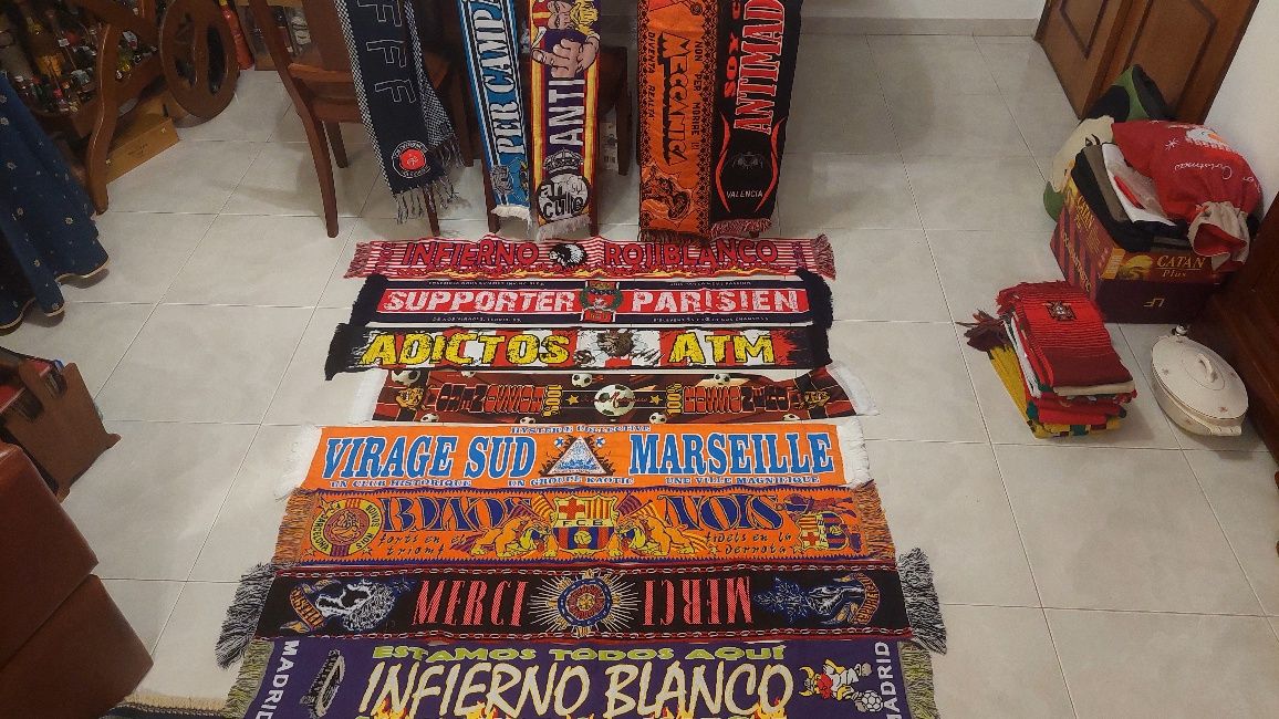 13 cachecois de claquee clubes