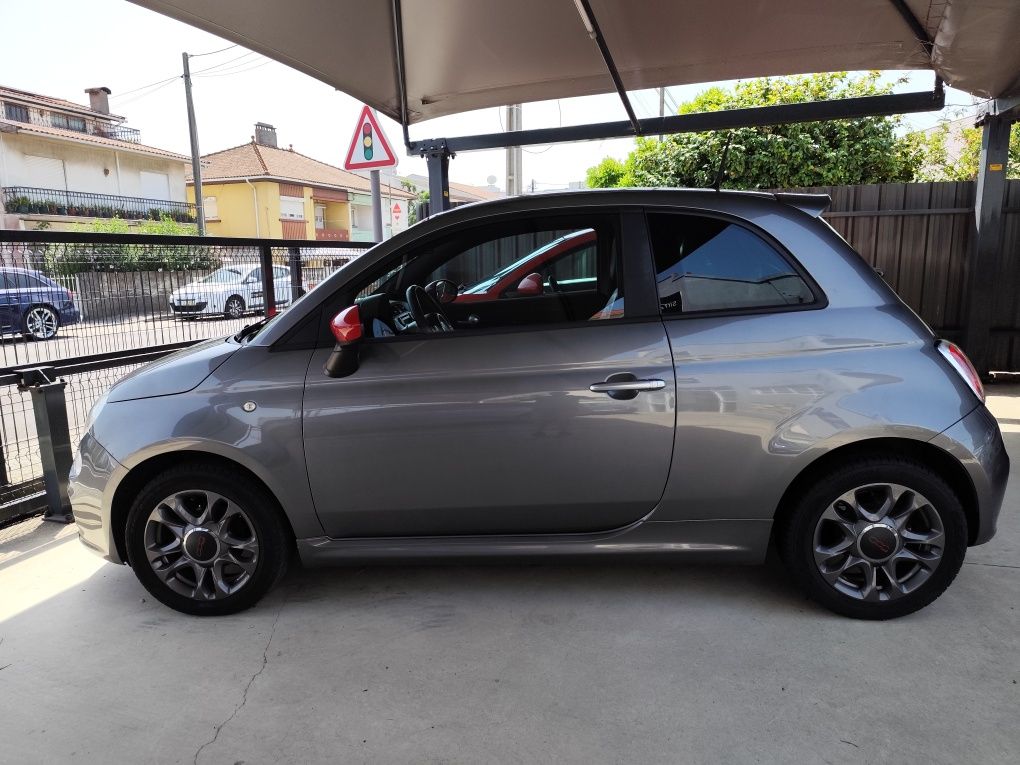 Fiat 500 1.2s Estofos Pele