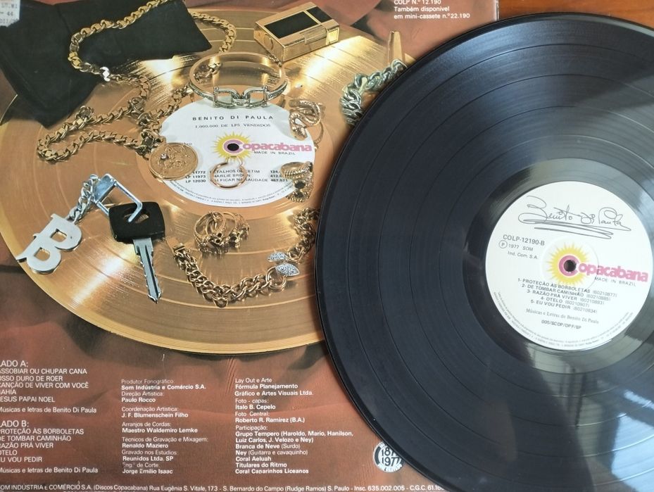 Disco de vinil LP Benito Di Paula