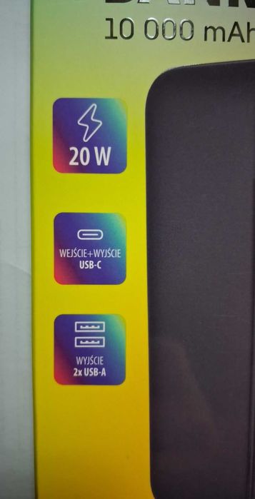 Power Bank 10000 mAh Sett Bateria przenośna 20W