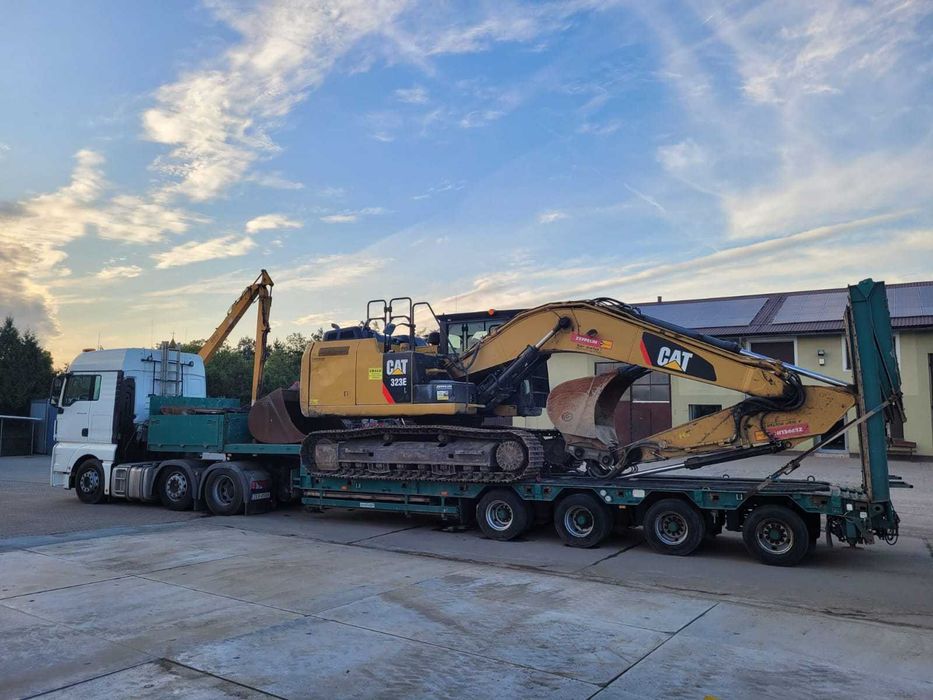 Transport maszyn budowlanych i rolniczych