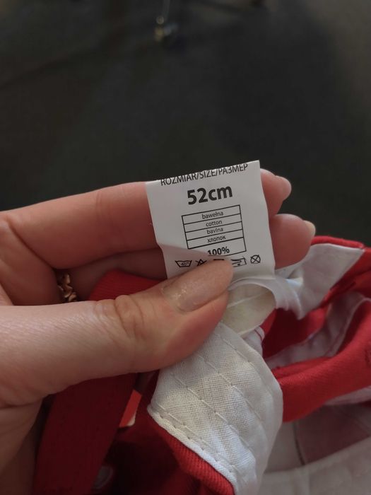 R. 52 czapka z daszkiem chłopięca dla chłopca polska nowa