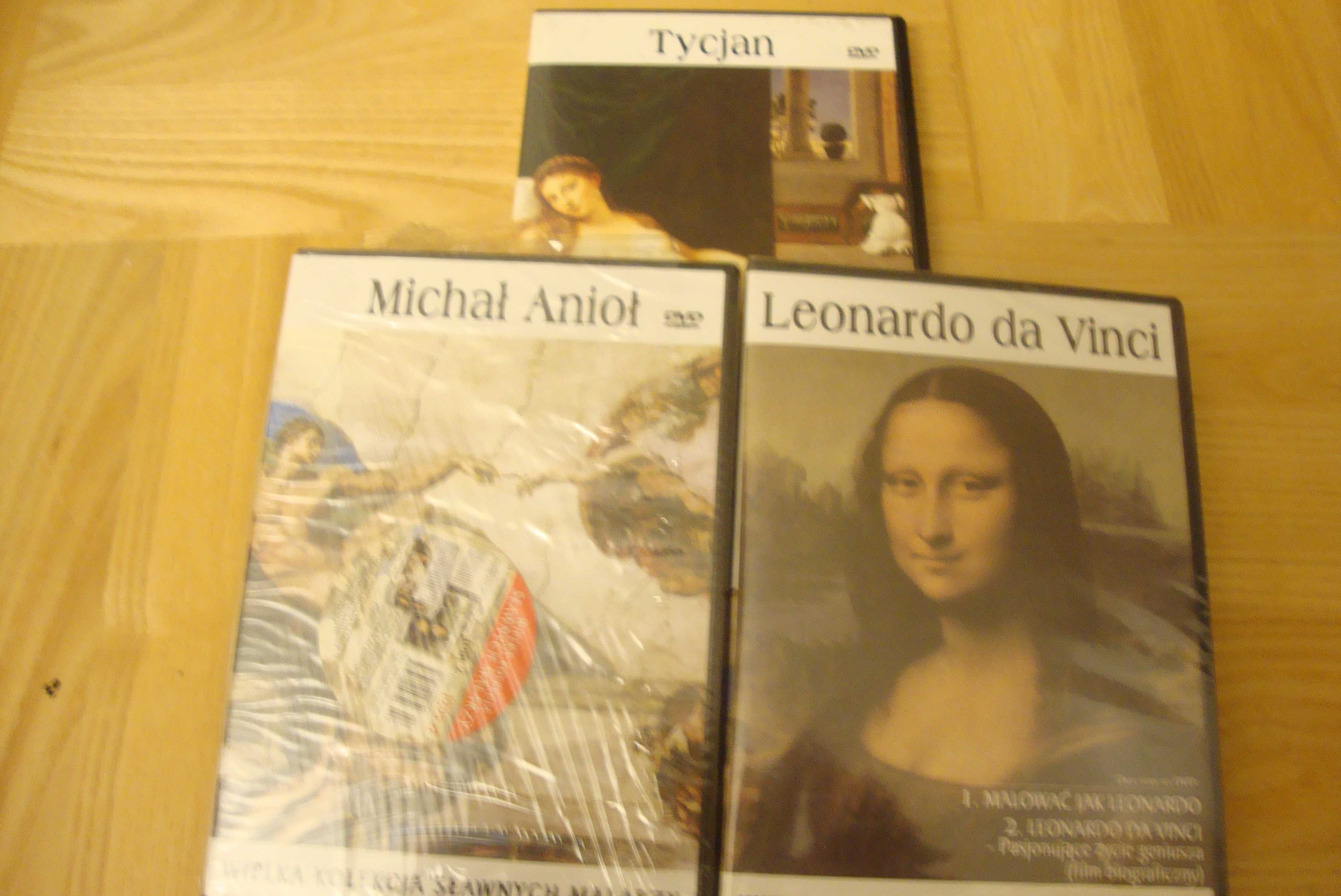 Malarstwo 3 dvd da Vinci , Anioł , Tycjan