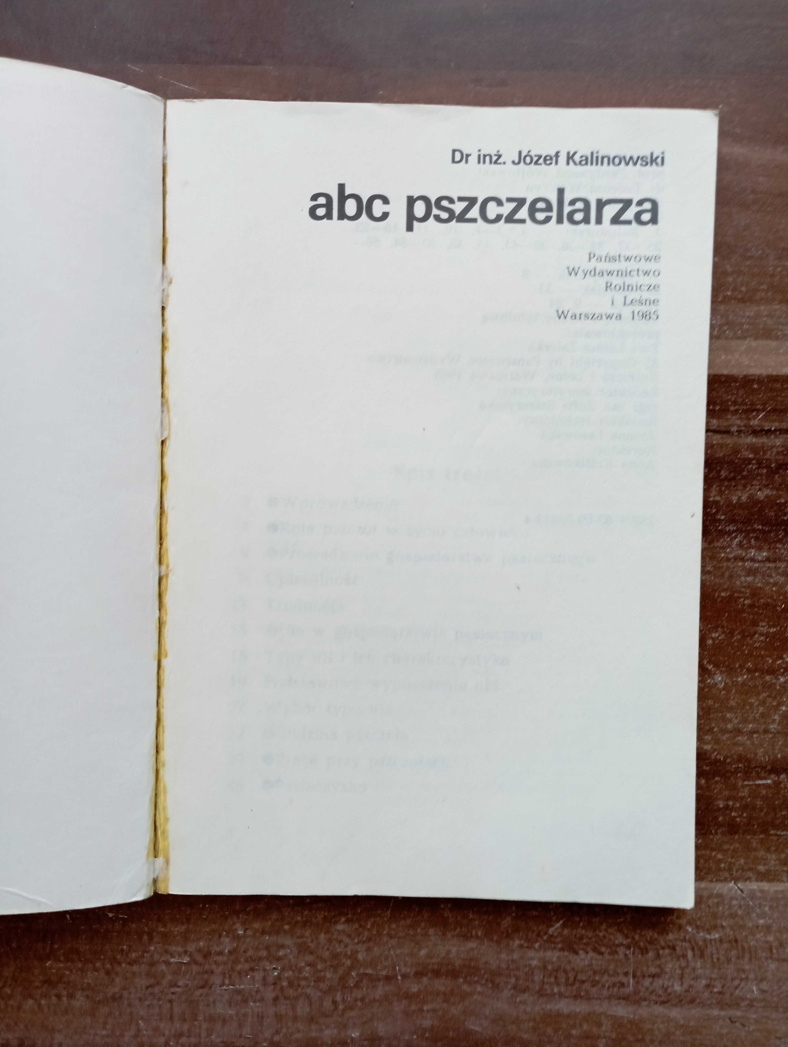 ABC pszczelarza Józef Kalinowski