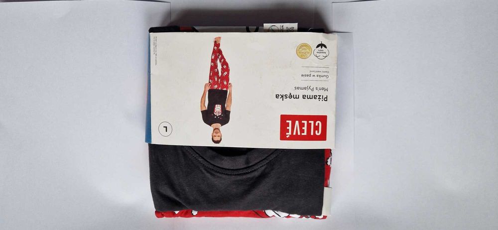 piżama męska bawełniana rozmiar l nowa