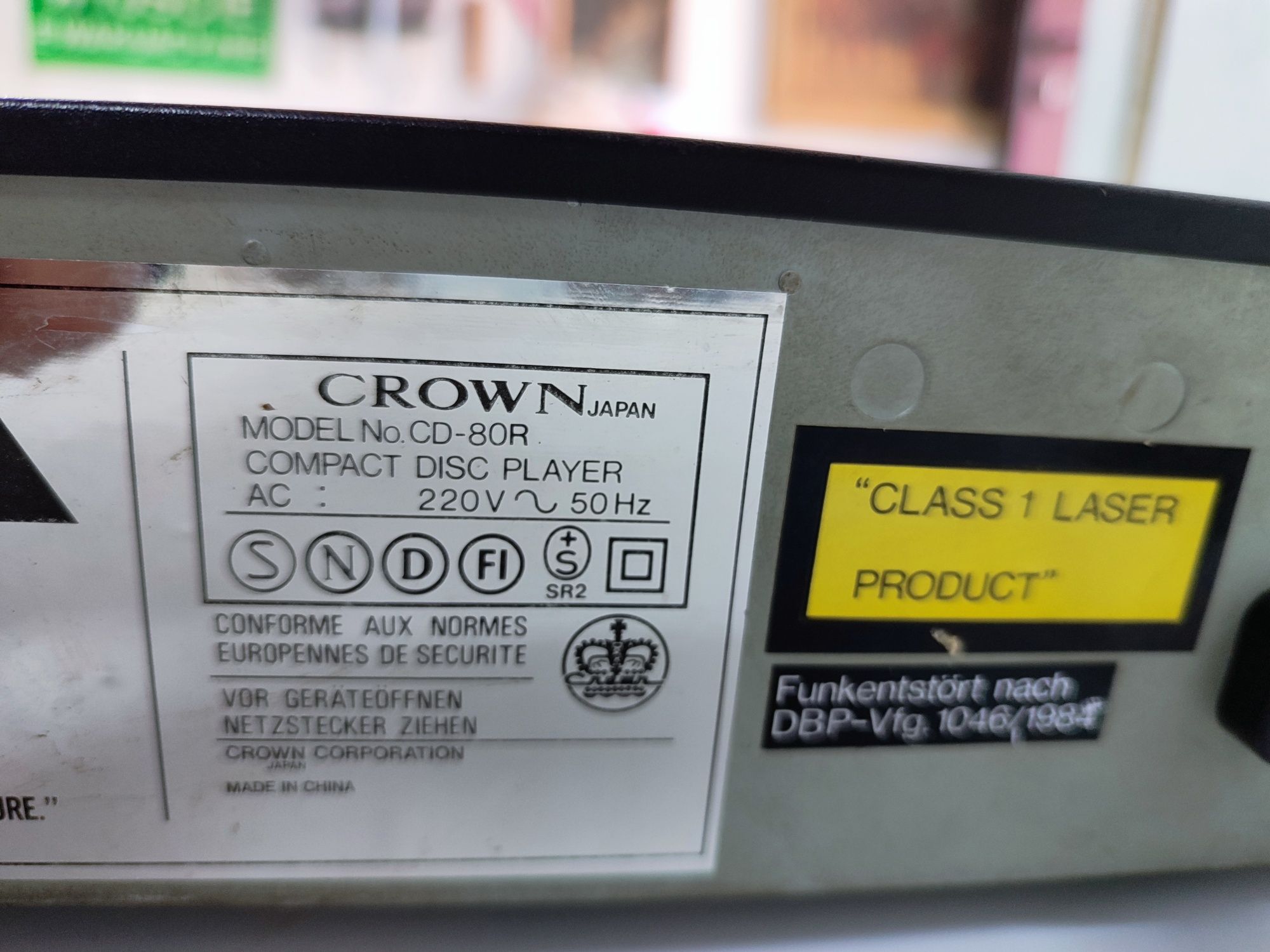 Odtwarzacz CD player Crown Japoński sprawny możliwa wysyłka