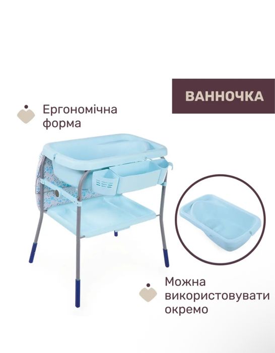 Ванночка пеленатор пеленальний столик Chicco