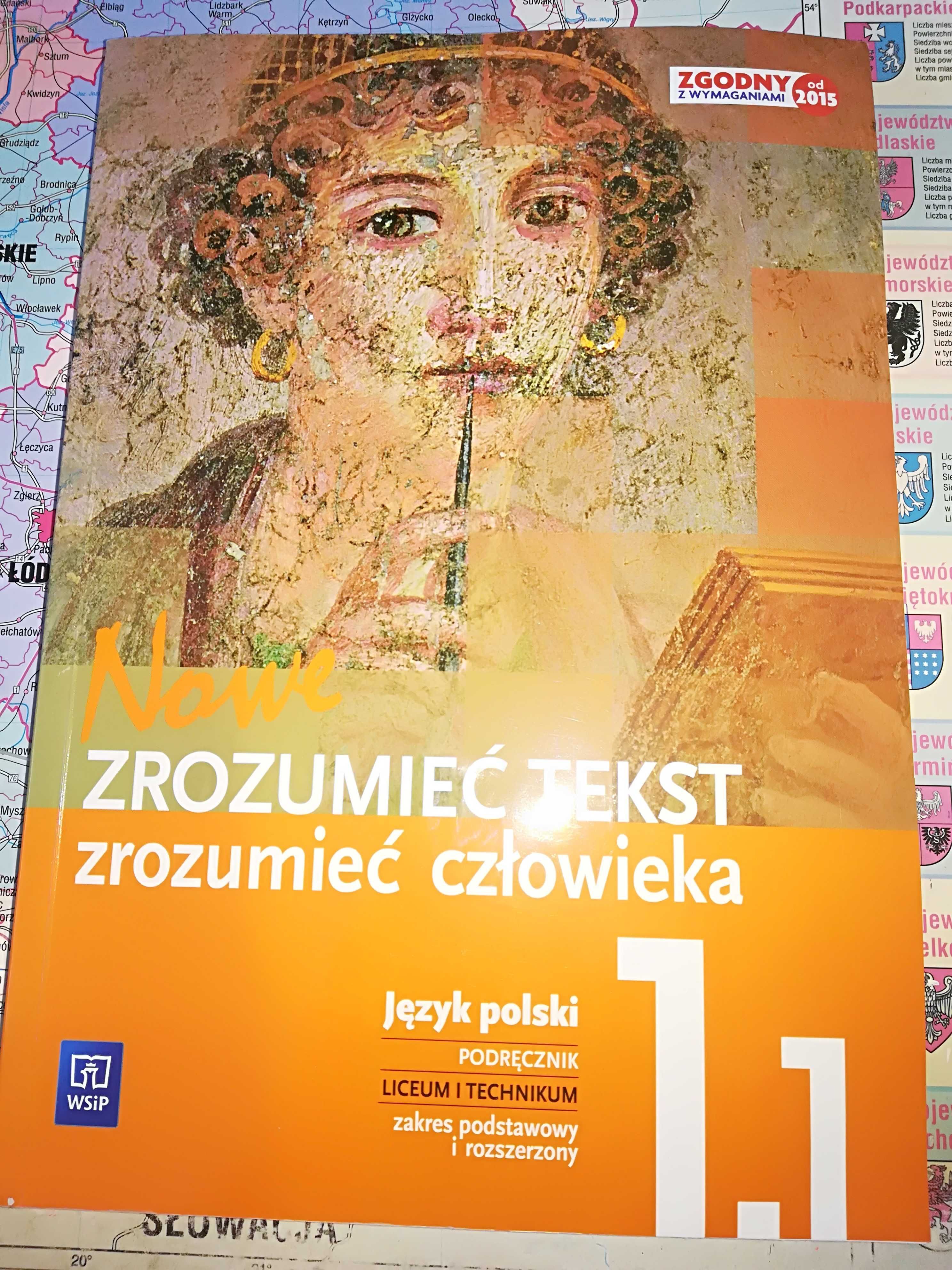 Podręcznik Nowe ZROZUMIEĆ TEKST zrozumieć człowieka Język polski 1.1