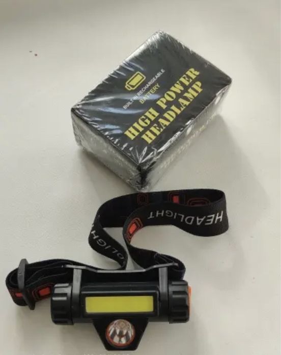 Mocna Latarka Czołowa Na Głowę Pasek LED Super Cena