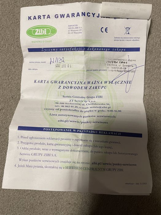 Sprzedam elegancki męski zegarek – jak nowy! Cena: 550 zł