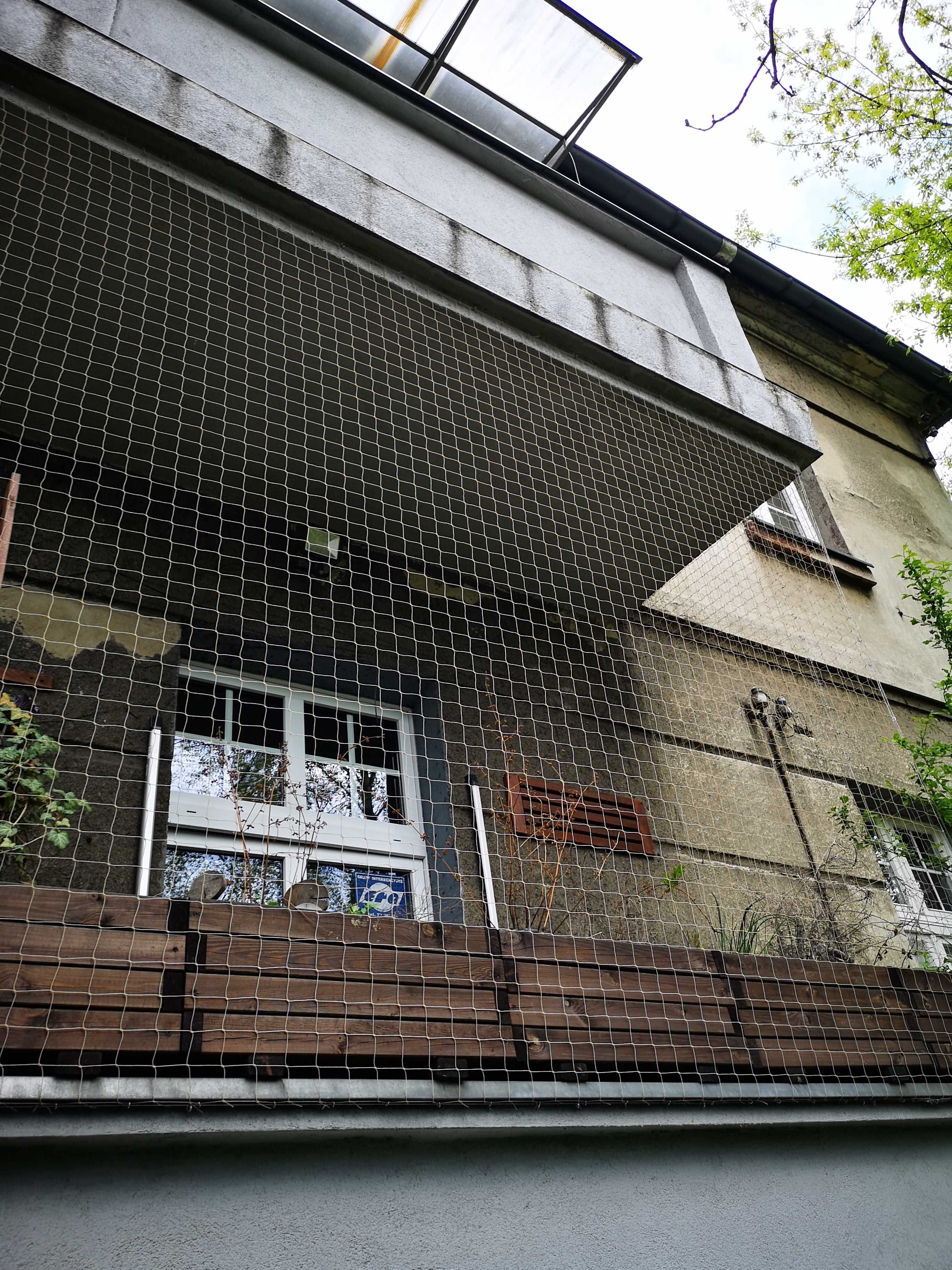 Siatka dla kotów na balkon. Krótkie terminy.