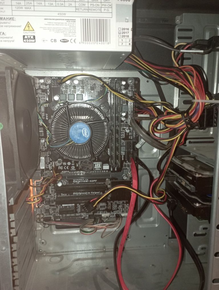 Системный блок core i3 6100 s1151 8gb ddr4 ssd
