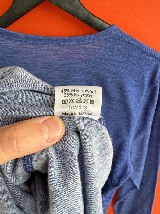 ??? Merino Thermo чоловіча термо кофта лонгслів меринос розмір M L