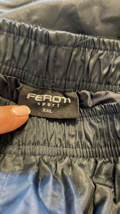 Штани самоскиди бренду Feroti великий розмір чорні