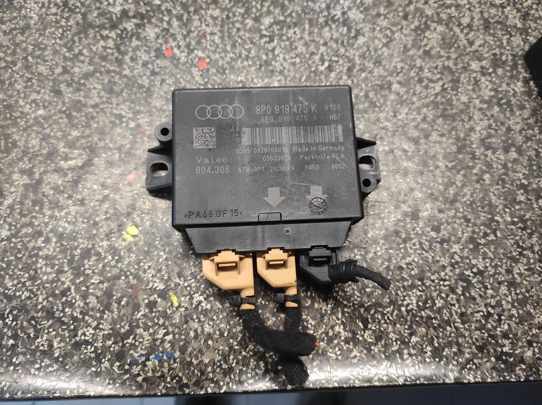 MODUŁ STEROWNIK CZUJNIKÓW PARKOWANIA PDC AUDI A3 8P LIFT 8P0919475K 8P0919475B  WYSYŁKA !!!
