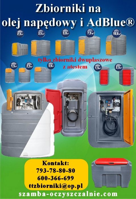 przydomowa oczyszczalnia trzy komorowa do 7 osób 3000 l mocna BRUTTO