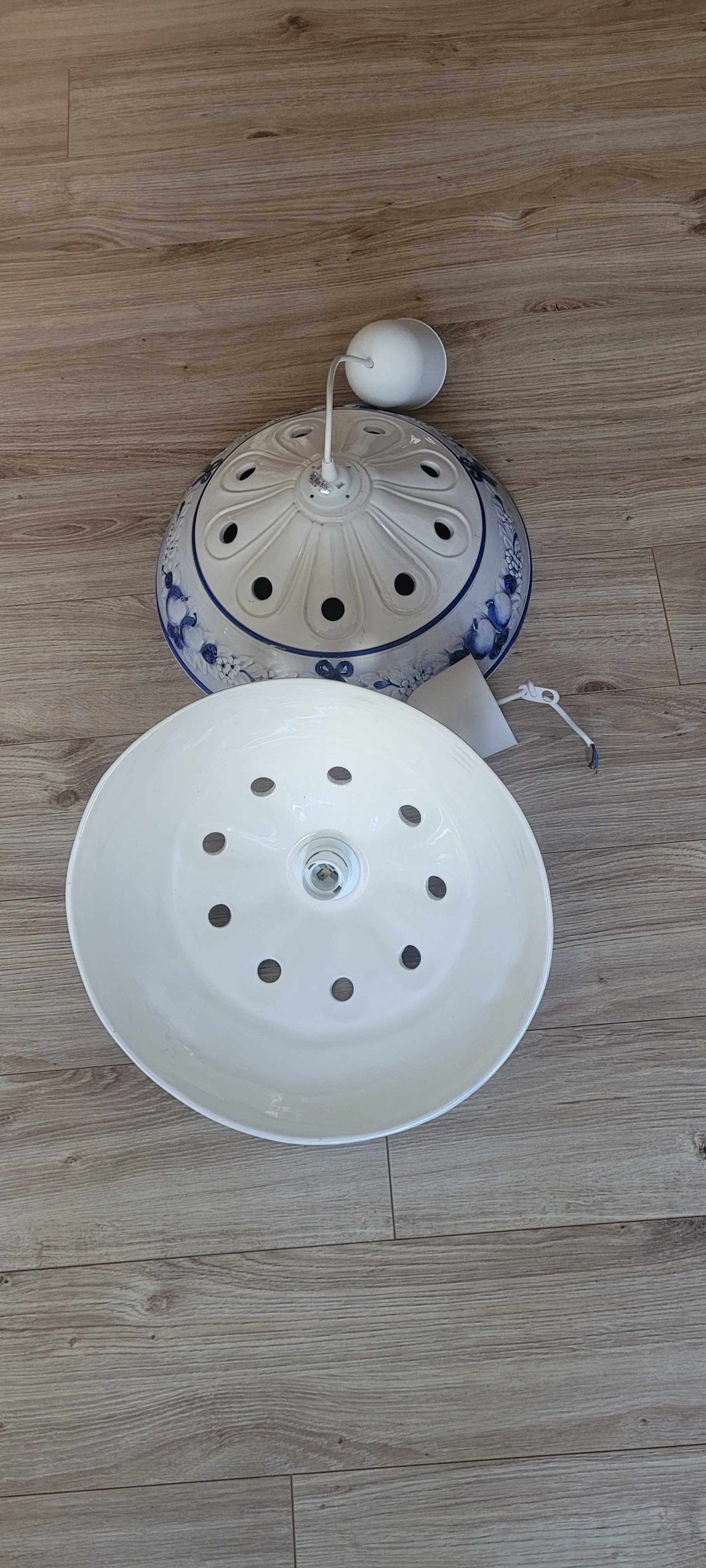 Ceramiczny żyrandol  2 sztuki
