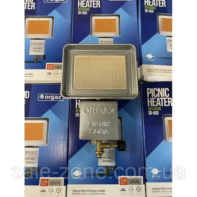 Инфракрасный керамический газовый обогреватель Orgaz  + переходник