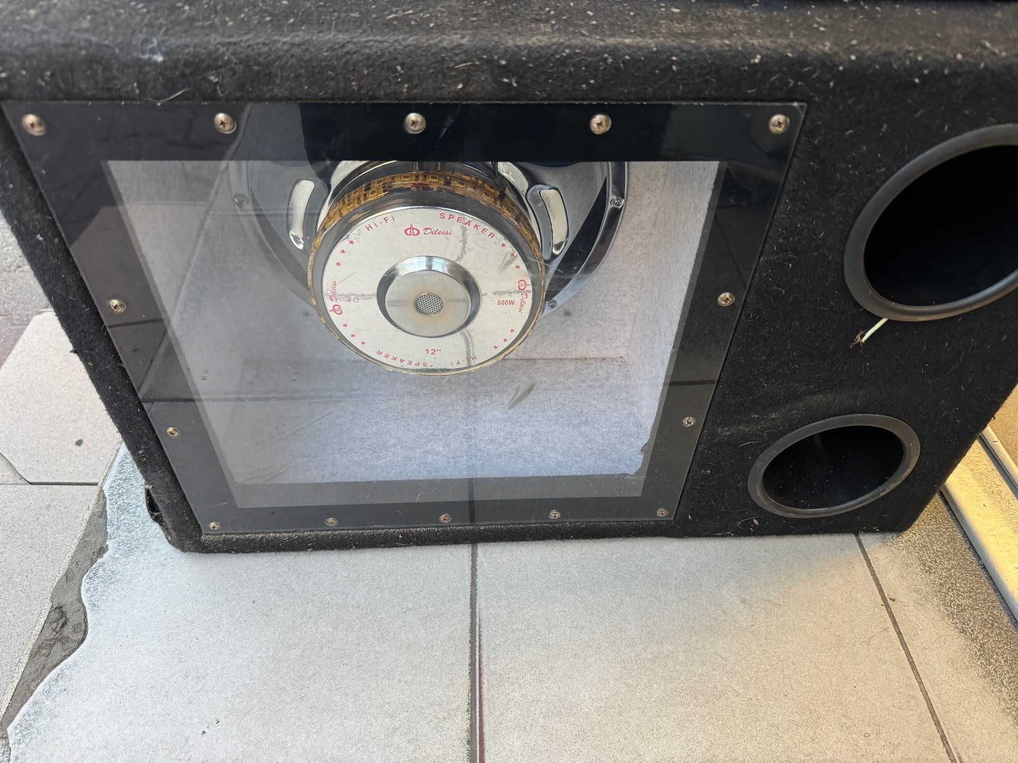 Zestaw Radio Clarion CZ501EG/Wzmacniacz  GAS ALPGA X2/SUBOOWER DIBEISI