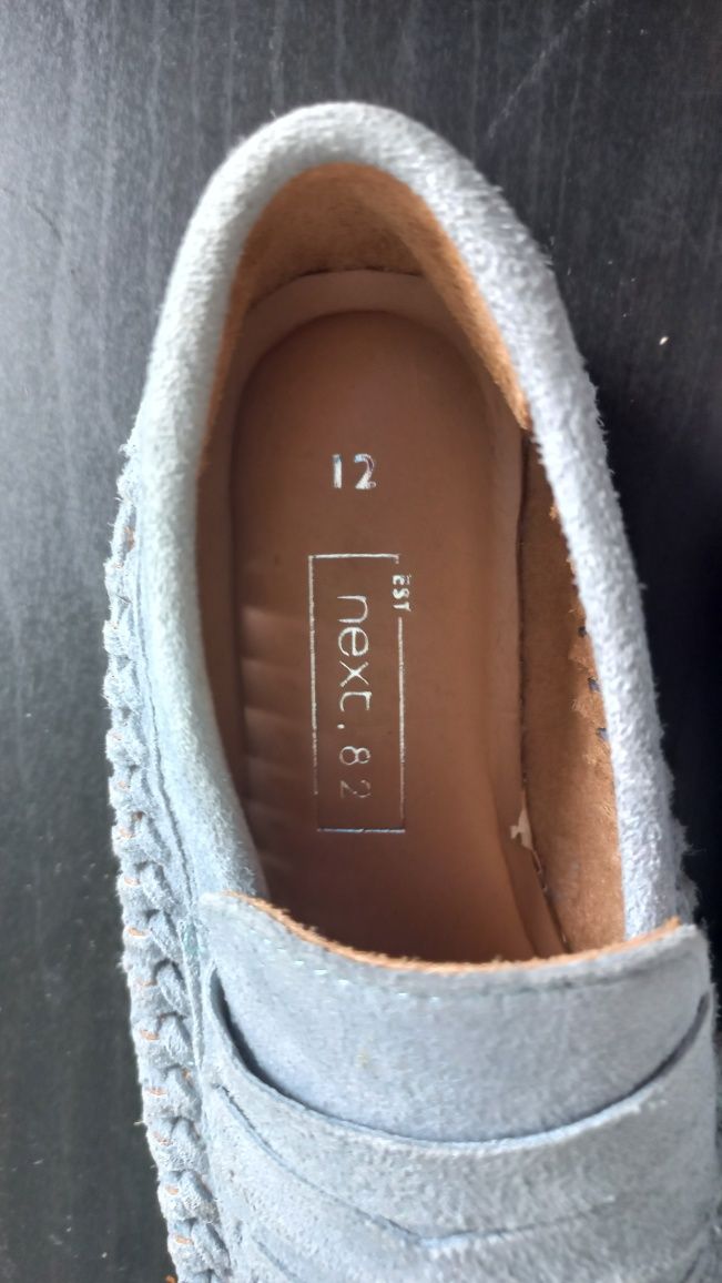 Nowe buty mokasyny skórzane Next Eu 30 uk 12