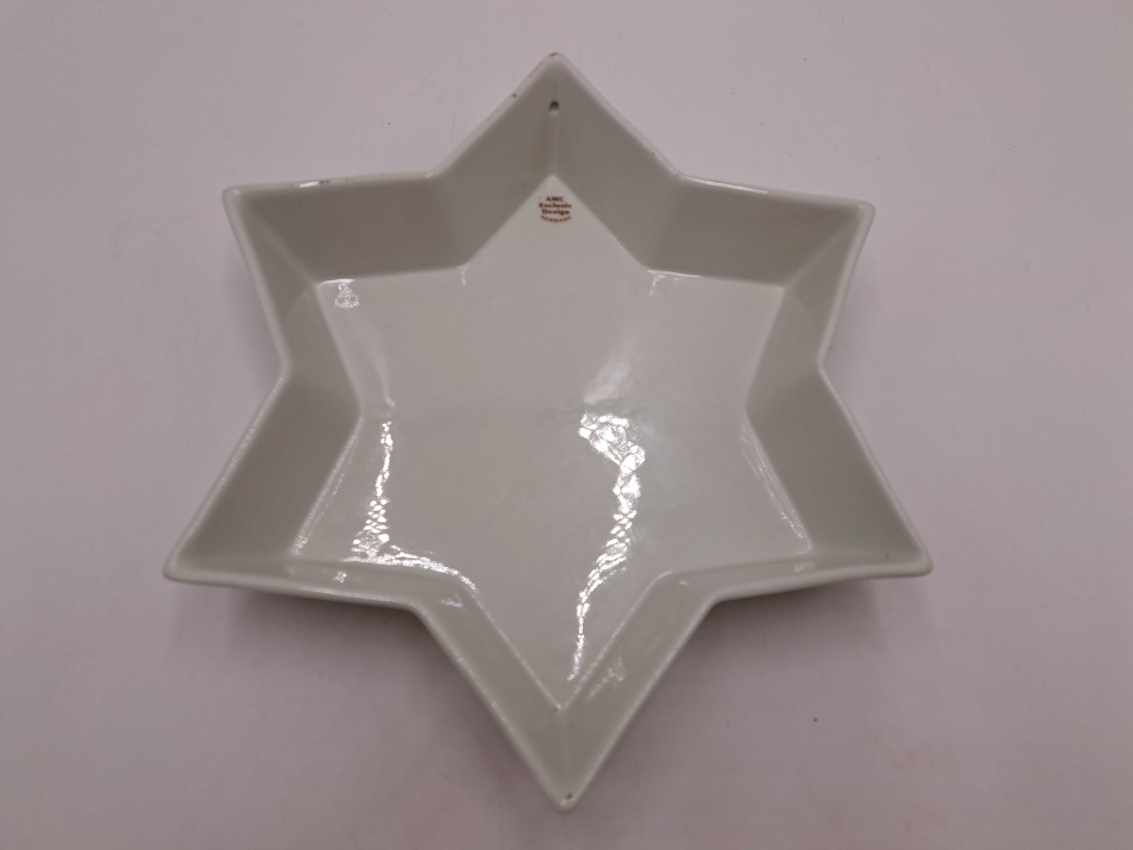 Forma foremka ceramiczna na babkę ciasto gwiazda