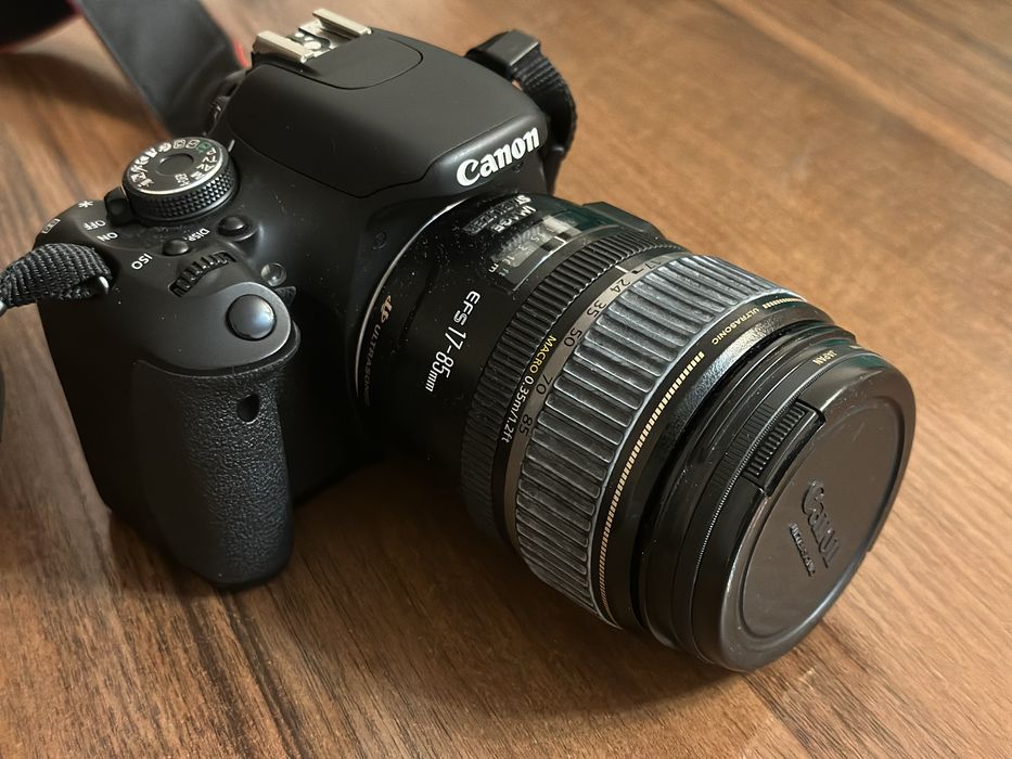 Canon 600 D + Canon Ultrasonic EFS17-85 фотоапарат обєктив