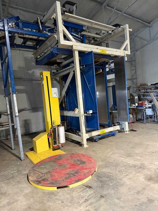 Linia Waga kombinacyjna Newtec Paletyzer Symach do warzyw ziemniaków