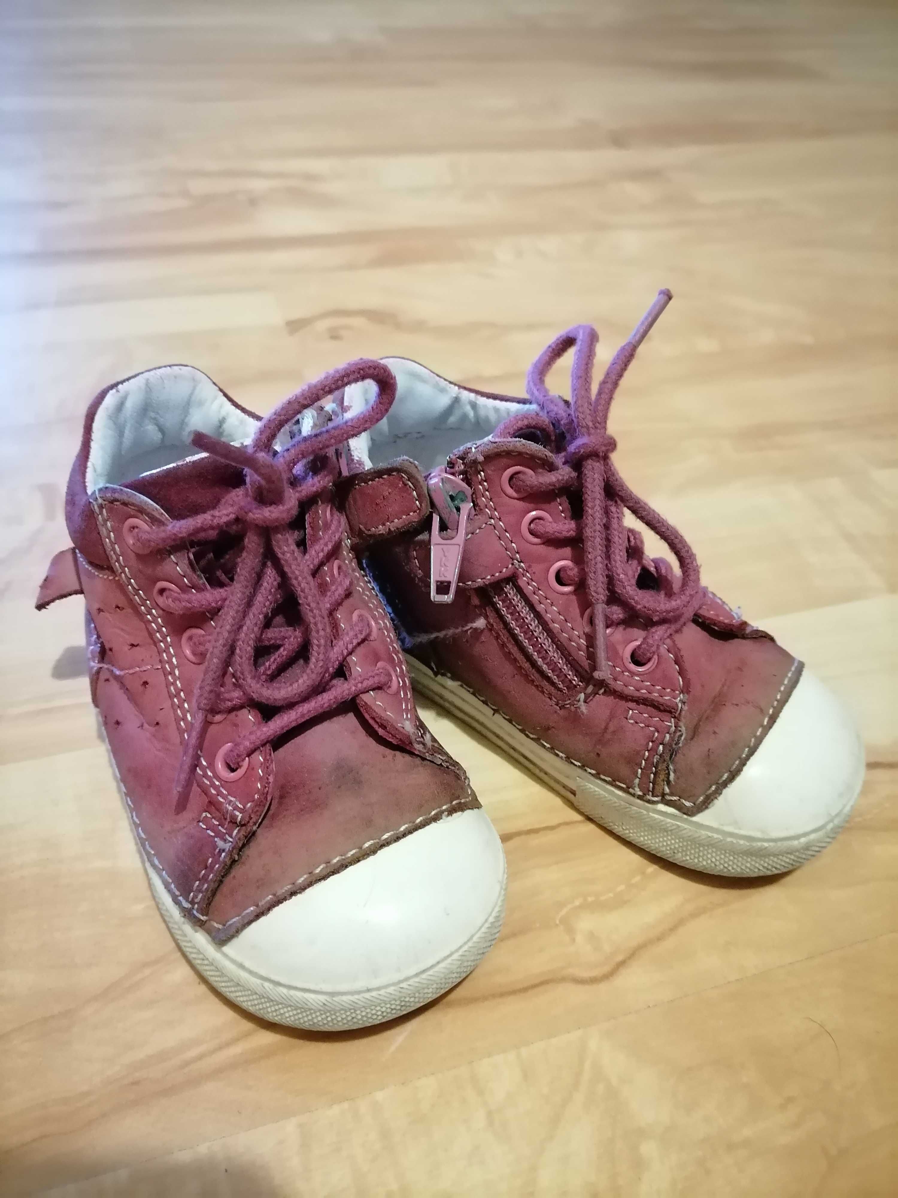 Buty za kostkę ze skóry Lasocki Kids roz. 22 na dziewczynkę