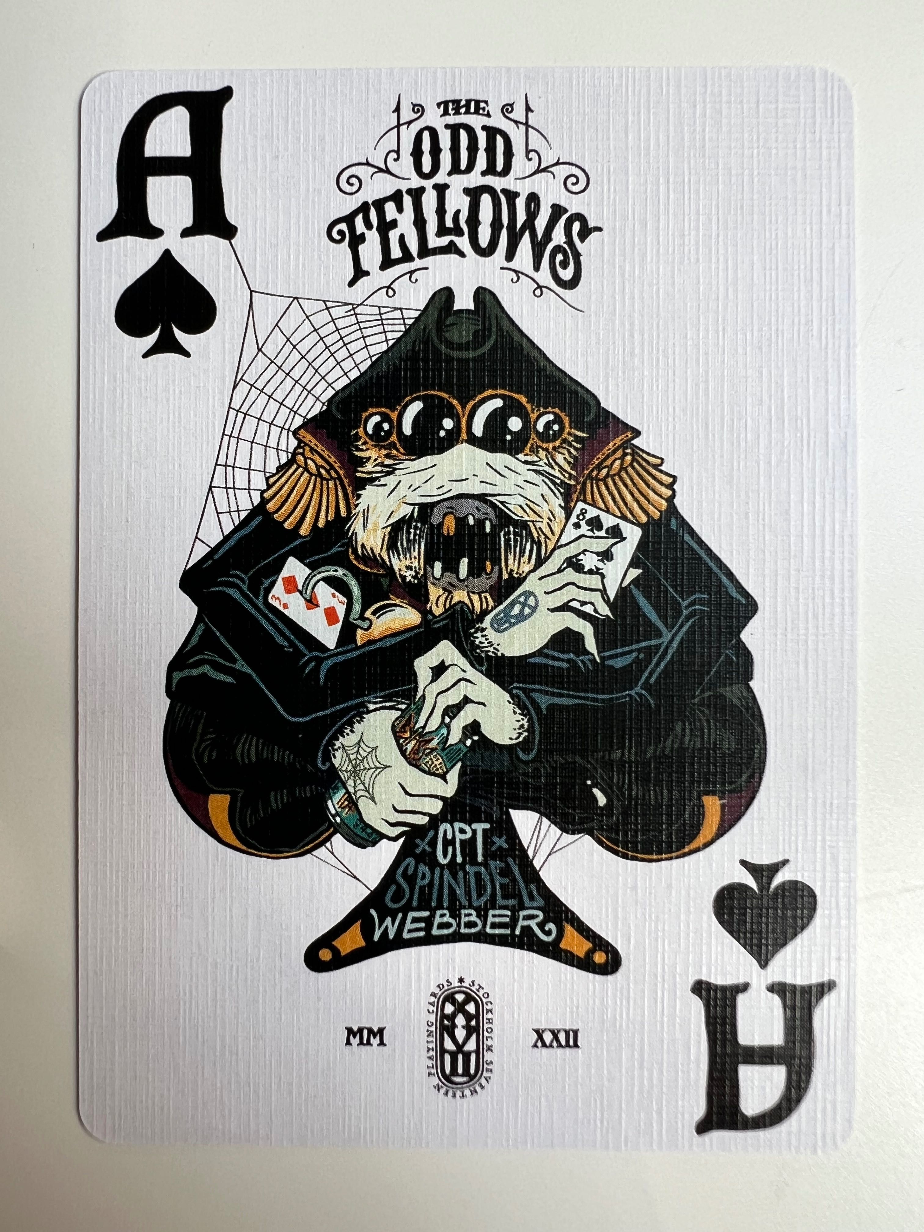 Talia Kart do gry w Pokera Odd Fellows od Stockholm17 - Kolekcjonerska