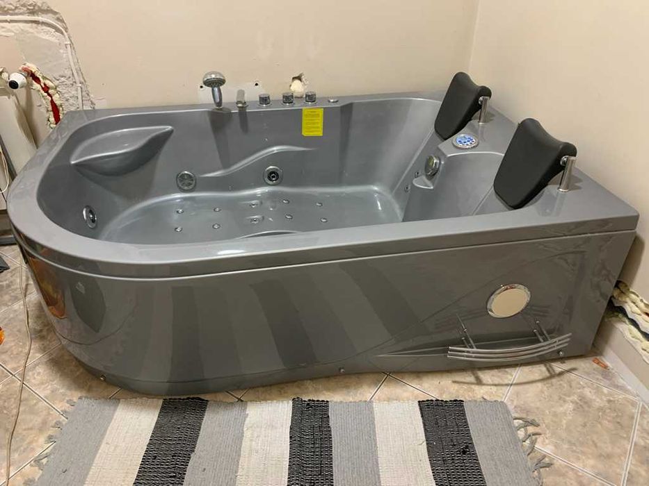 Wanna SPA z hydromasażem dwuosobowa srebrna