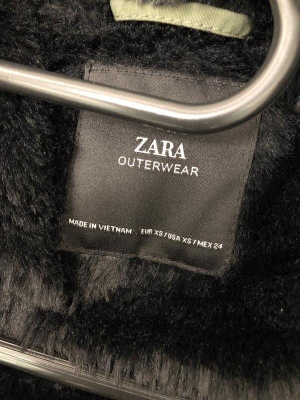 Зимова парка ZARA | Пуховик довгий