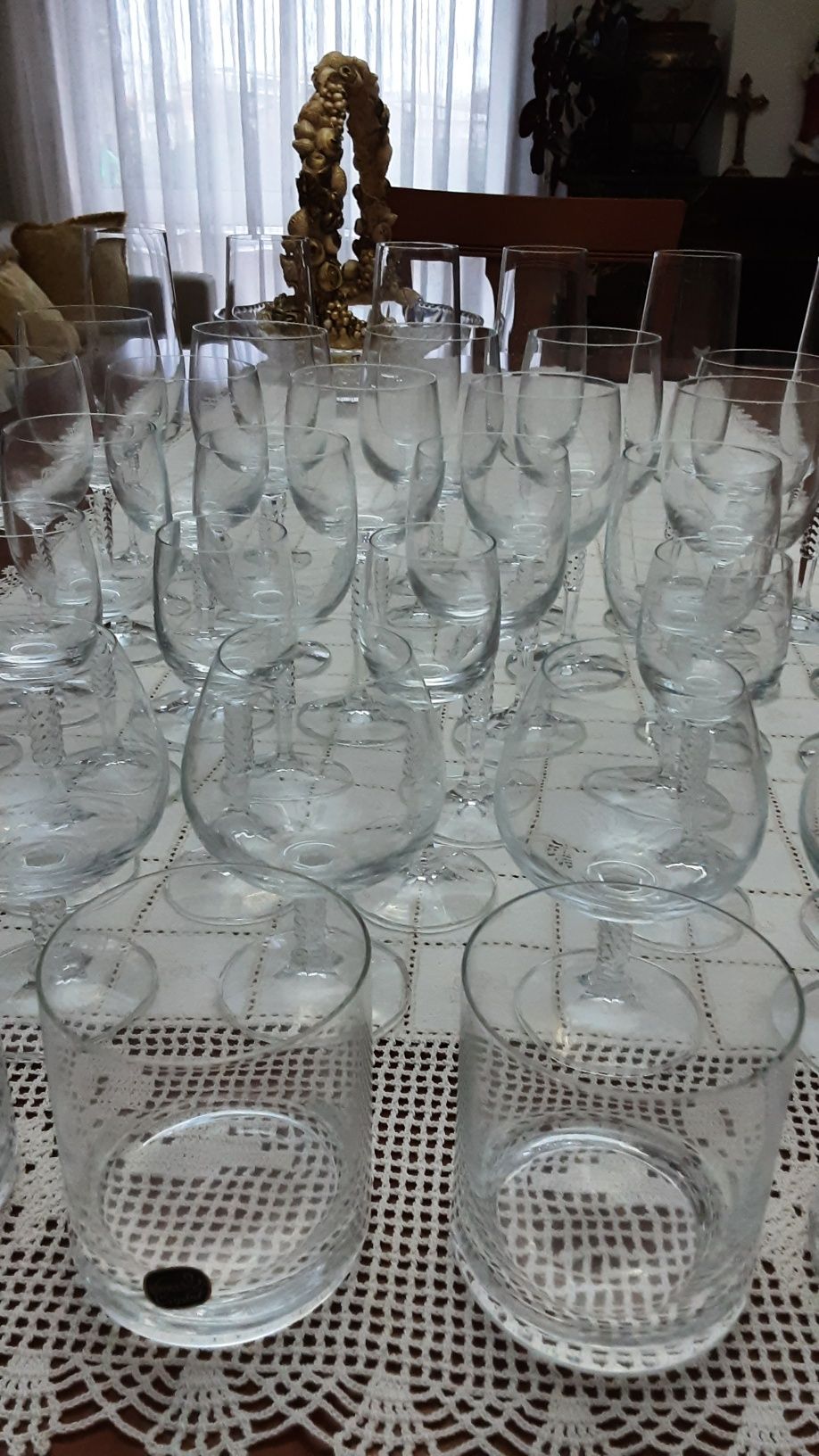 Serviço de copos cristal BOHEMIA 42 copos