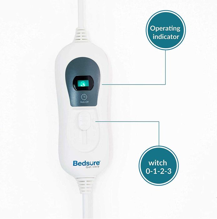 BEDSURE Podkładka Grzewcza Mata Elektryczna 30x60