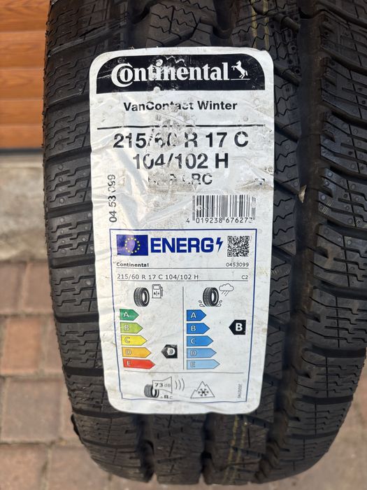215/60/17C Continental VanContactWinter wysyłka!